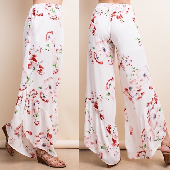 TILLIE Floral Spring Pants - Picture 2 of 2